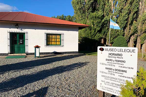 Horarios Museo Leleque - Chubut - Patagonia Argentina